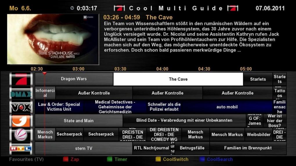 Accidental Method End table Cool TV Guide by Coolman - Enigma2 EPG - Linux Satellite Support Community