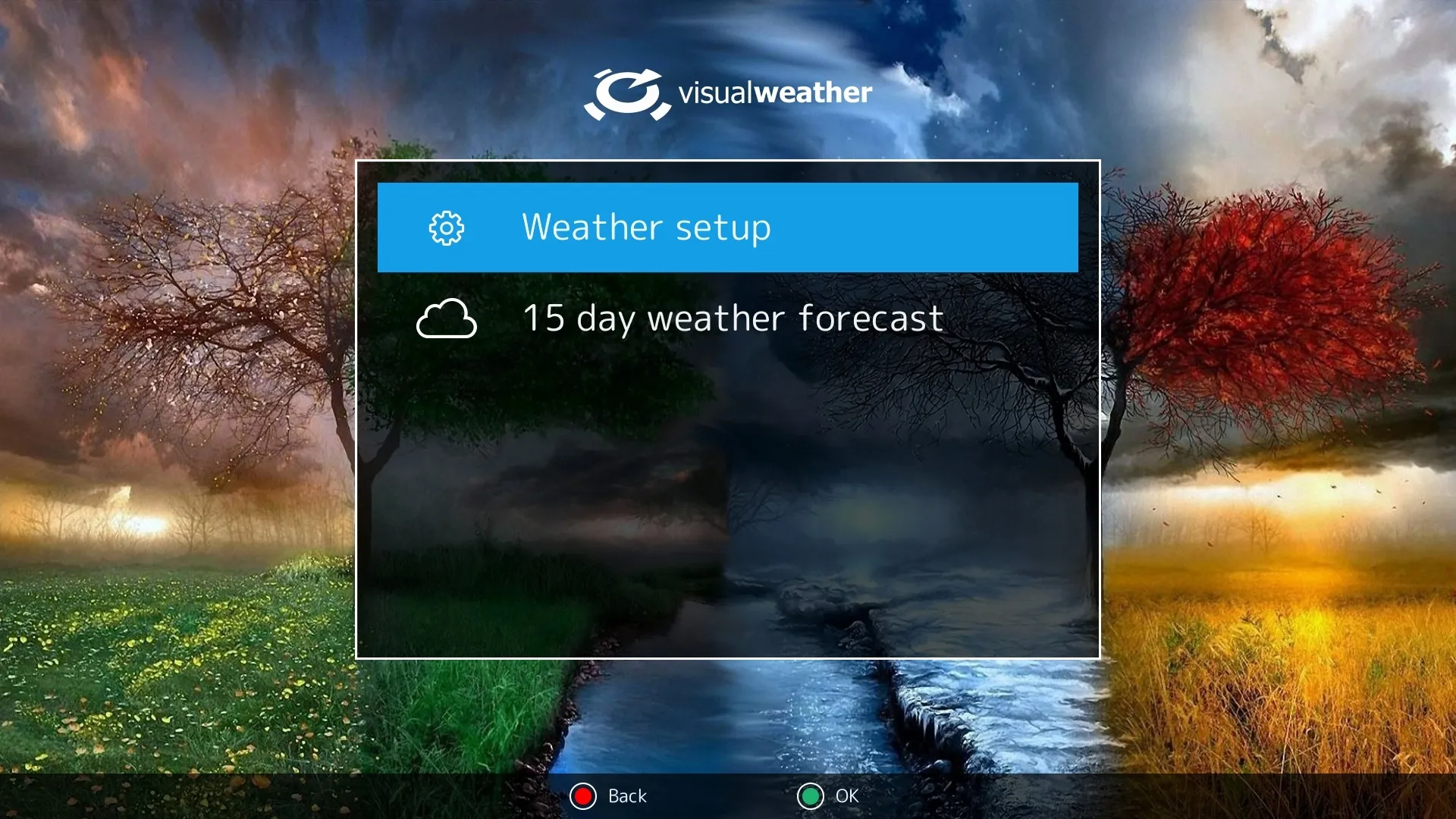Visual Weather - 15 day weather forecast Enigma2 Plugin and infobar widget